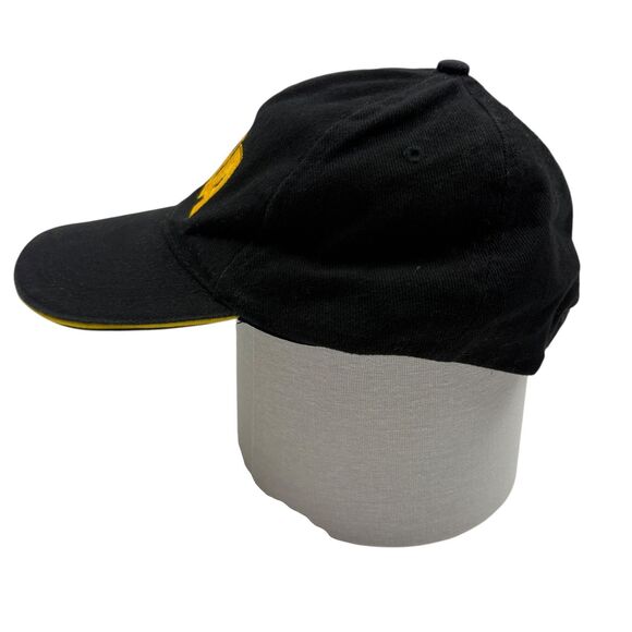 NRA Black Dad Hat Gold Logo Shooting Sports Strapback Cap American Flag - Picture 5 of 7